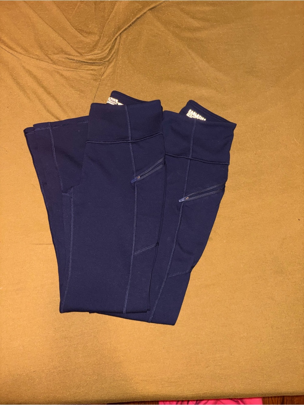 Fabletics, legging fit scrub pants, navy
